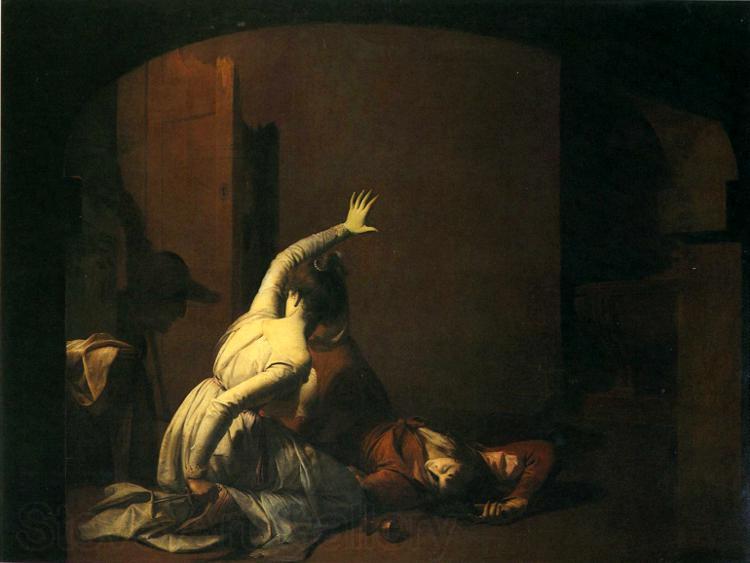 Joseph wright of derby The Tomb Scene